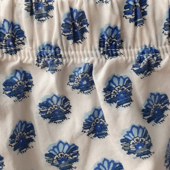 Love by GAP Blue White Sleep Boxer Shorts 100% Cotton Size XS - Picture 3 of 6